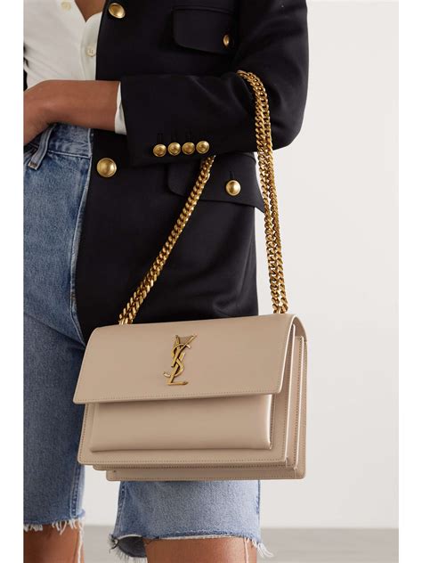 ysl sunset bag beige usa|saint laurent medium sunset bag.